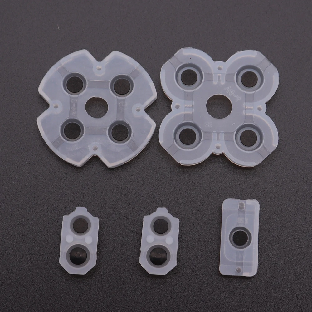 For Sony ps4 PS4 Controller Conductive Silicone Buttons Rubber Pads for PS4 JDS-050 055 5.0 Game Replacement Parts