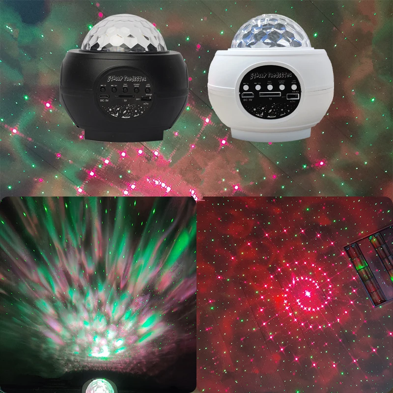 Hot Sale Original Starlight Projector Starry Night Lamp Star Sky Projection Light LED Rotating Stage Atmosphere Night Lamp