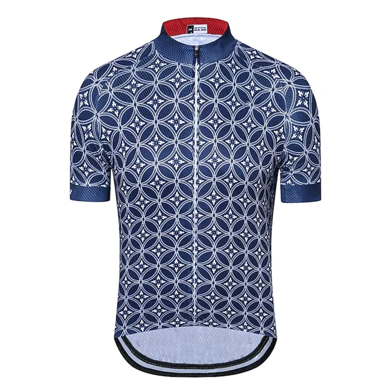 Custom Quick-drying Cycling Jersey Sublimated Printing Short Sleeve Hot Sportswear Digital Bicycle Clothes Shirts Riding Apparel