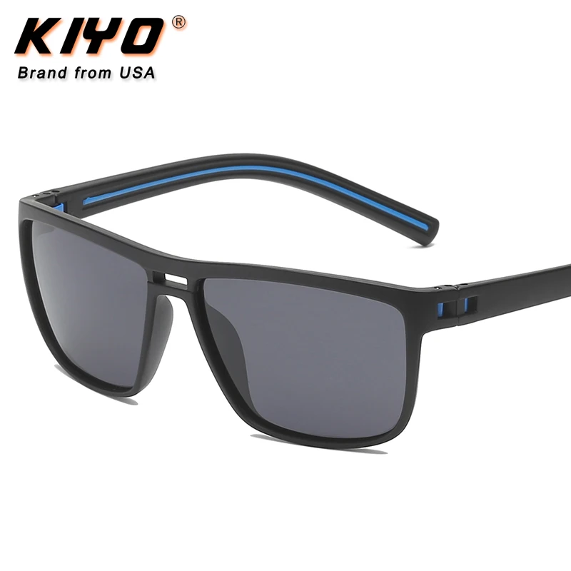 KIYO Brand 2020 New Men Square Polarized SunglassesPC Classic Sun Glasses High Quality UV400 Driving Eyewear 3831