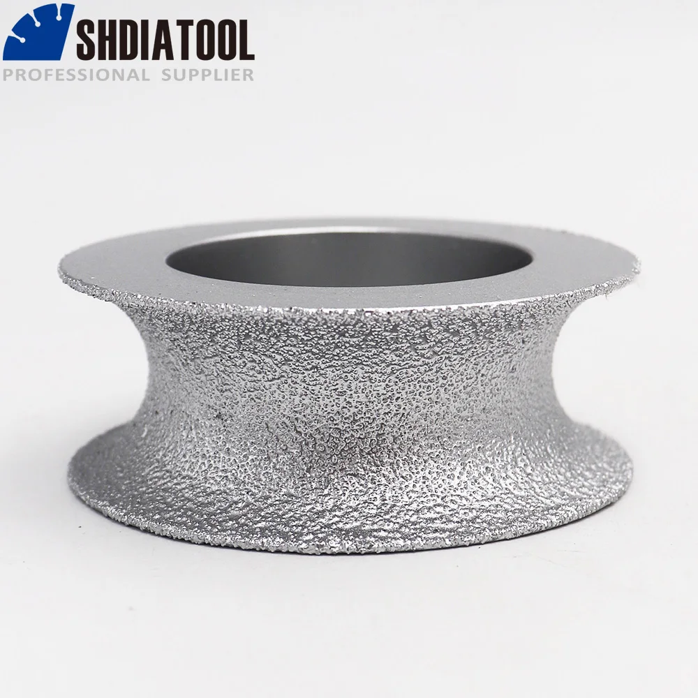 SHDIATOOL 1pc Dia 75mm Diamond Grinding Profile Wheel Shaping Edge Tile Concrete Ceramics Granite 15/20/25/30mm Polishing Block