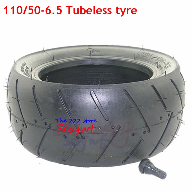 11 Inch 90/65 -6.5 Front Vacuum Tire or 110/50-6.5 Rear Tubeless Tyre for 47-49cc Mini Dirt Bike E Scooter  Moto Wheel Parts