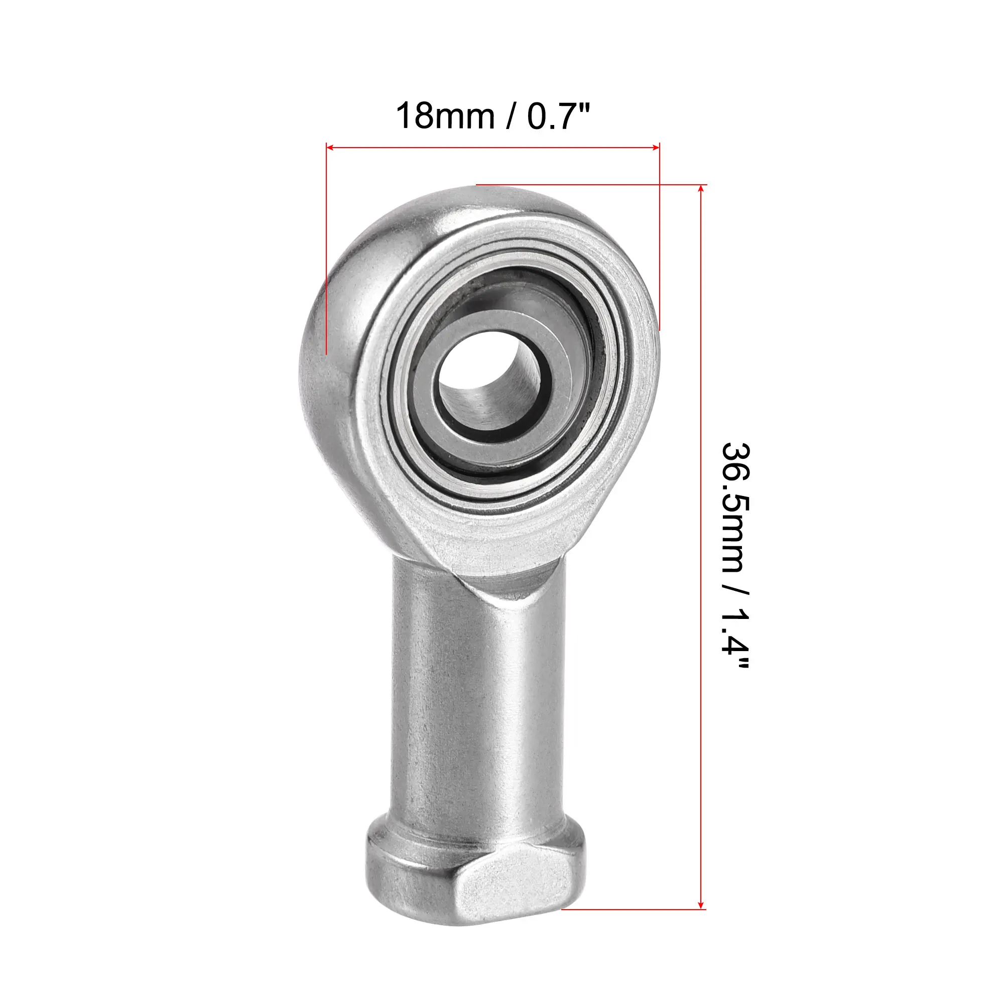 Uxcell Rod End Bearing Male Thread Right Hand for engineering hydraulic cylinders, cranes, forging machine tools