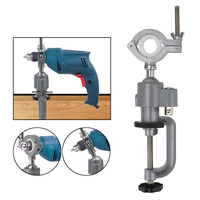 Rotating Table Vise Swivel Multifunctional Electric Drill Stand Holder Bracket Stand Bench Vise Clamp