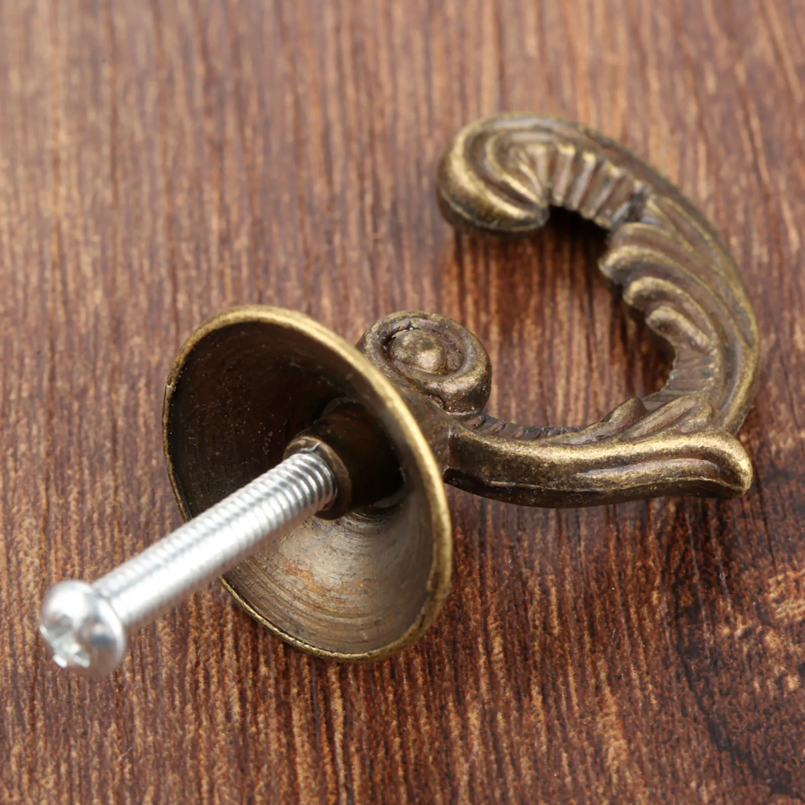 Vintage Bronze Single Hooks Antique Bronze Hooks Wall Hanger Hat Coat Clothes Hook Bathroom Kitchen Furniture Hook With Screw