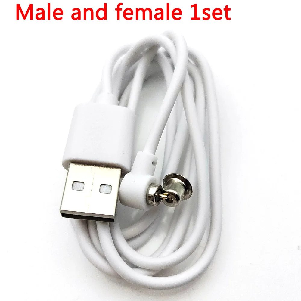 1Sets Magnetic Pogo Pin Connector Male Female USB Cable Power Charge 2A For Thermos cup ​Toy supplies Medical Wearable Device