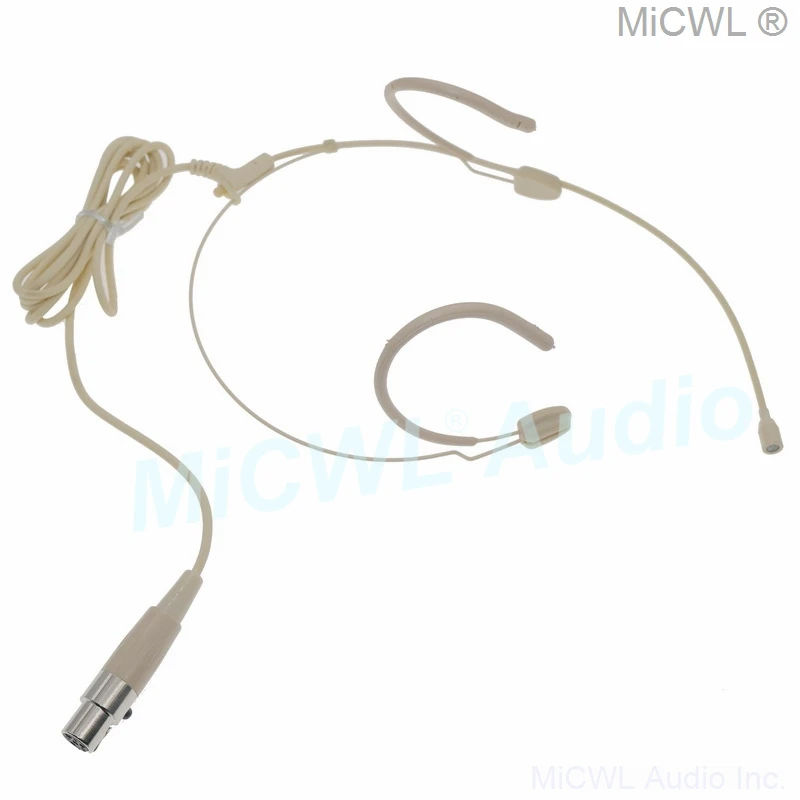Micrófono profesional MiCWL C800 para AKG Samson Gemini, auriculares inalámbricos BeltPack Mini XLR de 3 pines TA3F, micrófono omnidireccional