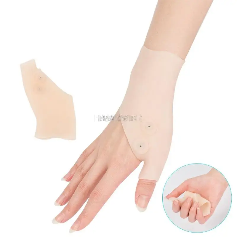 Silicone glove protection fixed wristbands set of silicone wristbands set of wrist to thumb