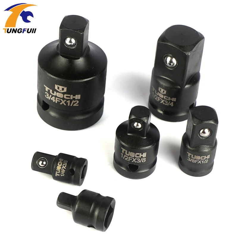 Bộ 1 Ổ Cắm Chuyển Đổi Bộ Chuyển Đổi 1/4 1/2 3/8 3/4 Dành Cho Xe Hơi Xe Đạp Để Xe Dụng Cụ Sửa Chữa Cầm Tay Cờ Lê Dụng Cụ Tác Động Ổ Cắm Bộ Đổi Nguồn