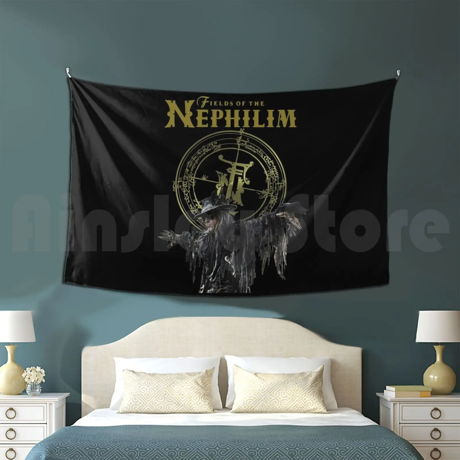 Fields Of The Nephilim Customized Tapestry Fields Of The Nephilim Fields Nephilim Goth Punk Rock Metal