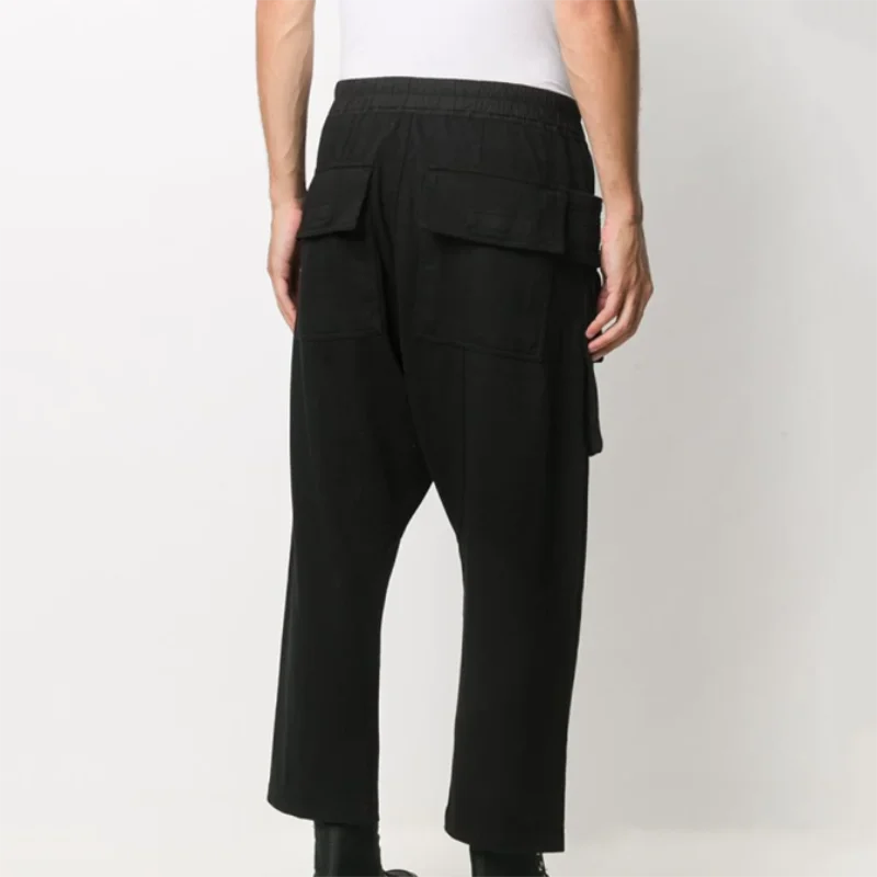 

Spring And Autumn New Popular Young Men's Casual Pants Handsome Straight Pants Loose And Comfortable Cargo Pants Black Waist