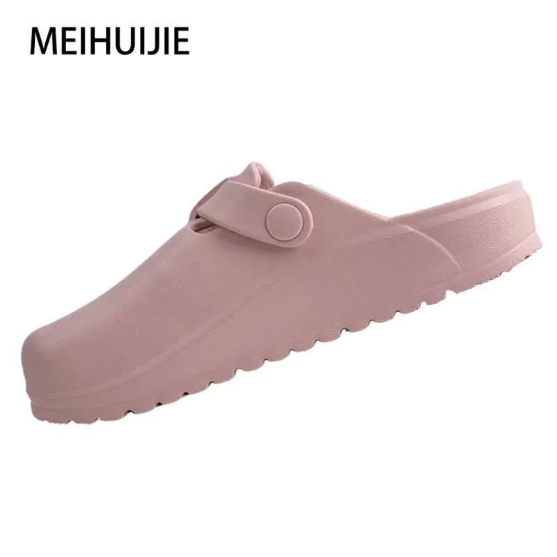 Zapatos de enfermera de alta calidad, zapatillas de trabajo de enfermera de polímero EVA, zuecos de enfermera, Zapatos altos quirúrgica, dentista,