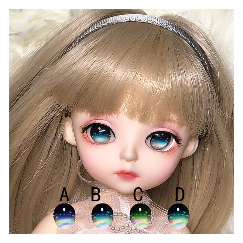 BJD puppe augen 10mm-24mm augen puppe cartoon augen für 1/8 1/6 1/4 1/3 BJD DD SD puppe zubehör 4 farben puppe augäpfel