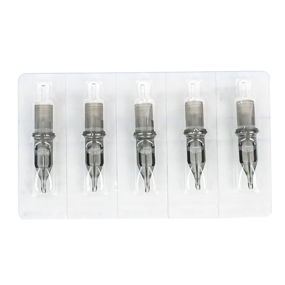 EZ Revolution Tattoo Cartridge  #14 (0.40 MM) Super Tight 7.0 X-Taper Round Liner (RL) Needle for Rotary Machine Grip 20 PCS/Box