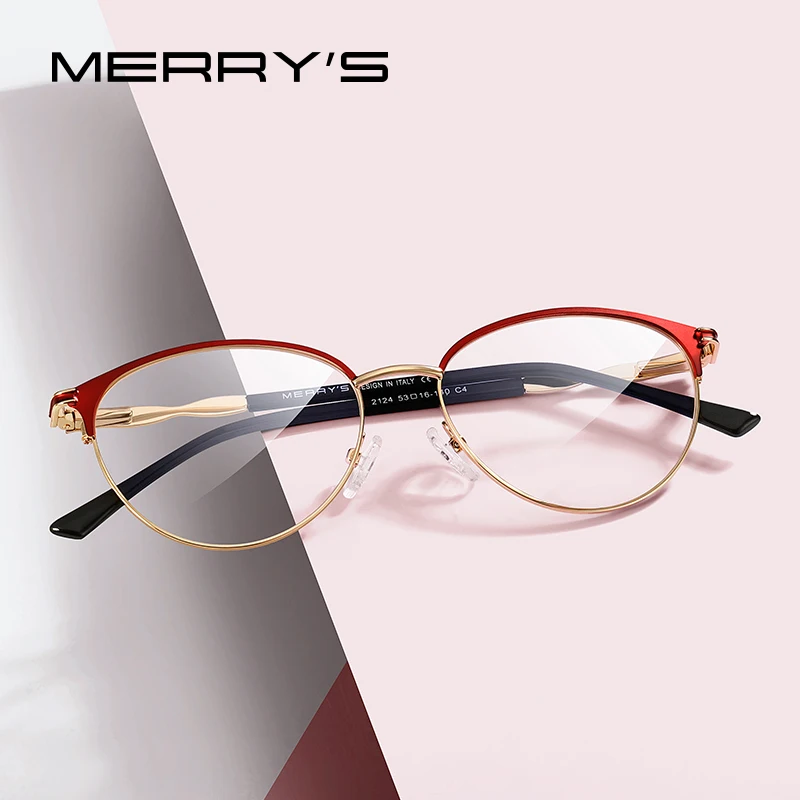 

MERRYS DESIGN Women Retro Cat Eye Glasses Frame Ladies Fashion Eyeglasses Myopia Prescription Optical Eyewear S2124