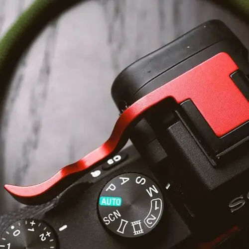 الحذاء الساخن المعدني ، الإبهام ، مقبض الكاميرا ، لسوني A9 A7M3 A7R3 A7R3 A7 A7RM2 A7R3 A7RIIA7R MKIII