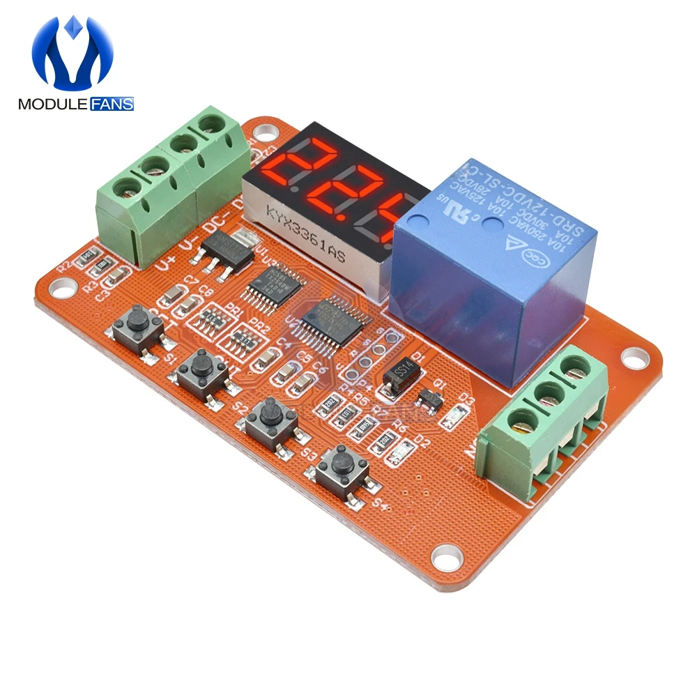 Digital Display Voltage Measuring Module Comparator Upper Lower Voltage Limit DC 0-100V Automatically Saved Board