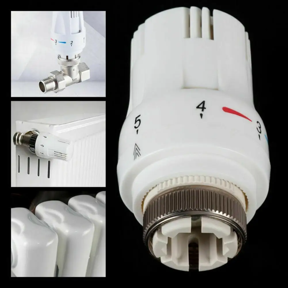 Plumbing Thermostatic Valve Pneumatic Temperature Heater Control Remote System Controller Radiator Head For Heating Valve