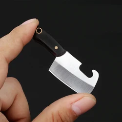 Mini EDC Portable Kitchen Knife Gift Stainless Steel Knife Demolition Express Collection Knife Cut Fruit Keychain Ornament Knife