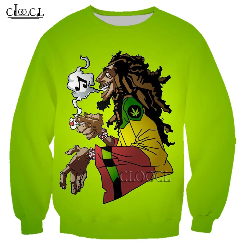 HX Singer Reggae Creator Bob Marley 3D Print Men Women Sweatshirt Fashion Hip Hop Long Sleeve Casual Harajuku Tops Drop Shipping