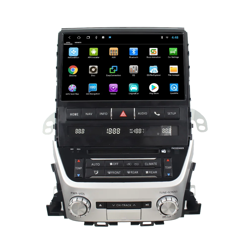 Android OEM Style Screen For Toyota Land Cruiser LC200 2016 - 2020 Car Radio Multimedia Player GPS Navigation Head Unit DSP Carp