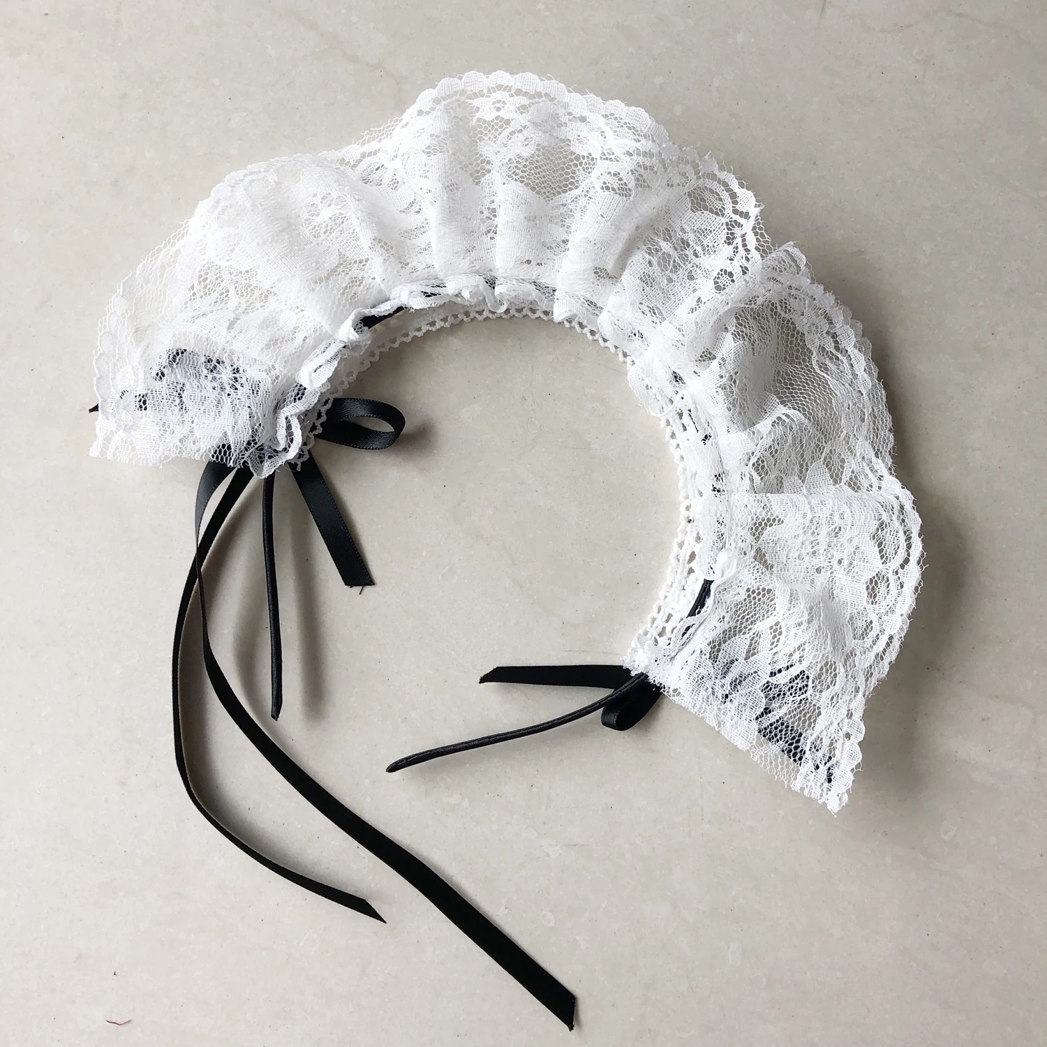 Accessoires pour cheveux Lolita faits à la main, coiffe en dentelle douce, ornements pour cheveux japonais, coiffure de demoiselle