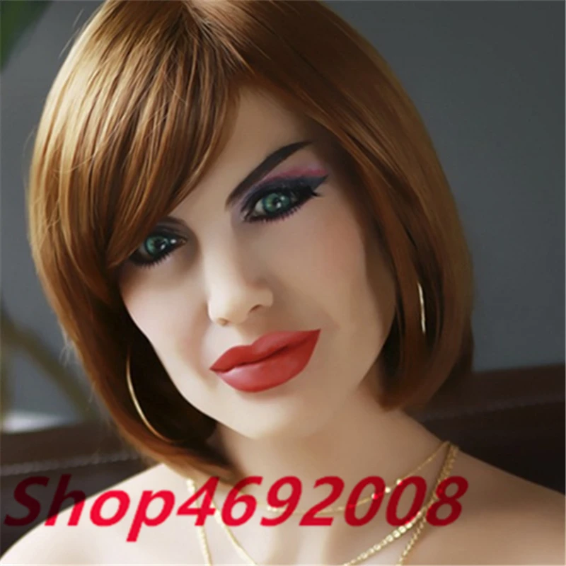 Delicate face Lifelike Sex Doll Head Silicone Material Metal Frame Beautiful Facial Features Enjoy The Oral Sex Of Love Dolls