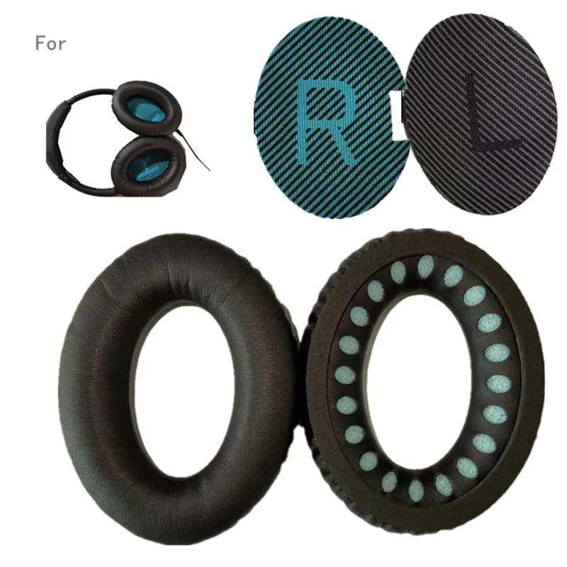 1 Pairs Ear Pads Cushions Replacement Earpads For BOSE QuietComfort 15 QC15 QC25 QC2 QC35 II Ae2 Ae2i Ae2w SoundTrue Headphone