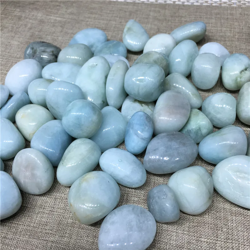 

Natural crystal stone Aquamarine Protolith Tumbled Stone Healing Reiki Crystal Chakra Home Garden Flower Decorative