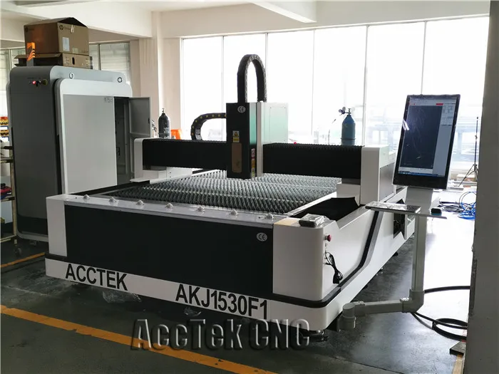 1000W 3mm SS Laser Cutter Application and Cypcut Control Software 1500 w optical Fiber laser cutting machine