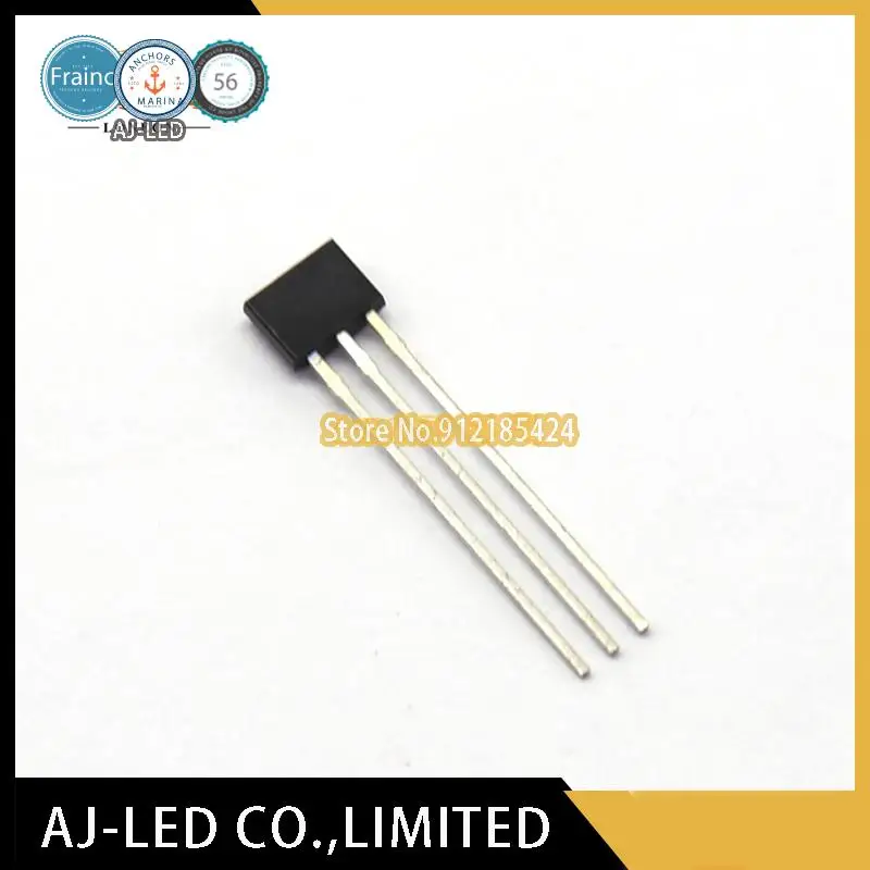 10pcs/lot SS441R Unipolar Magnetic Sensor Hall Element Mark:41R/441R TO92-3