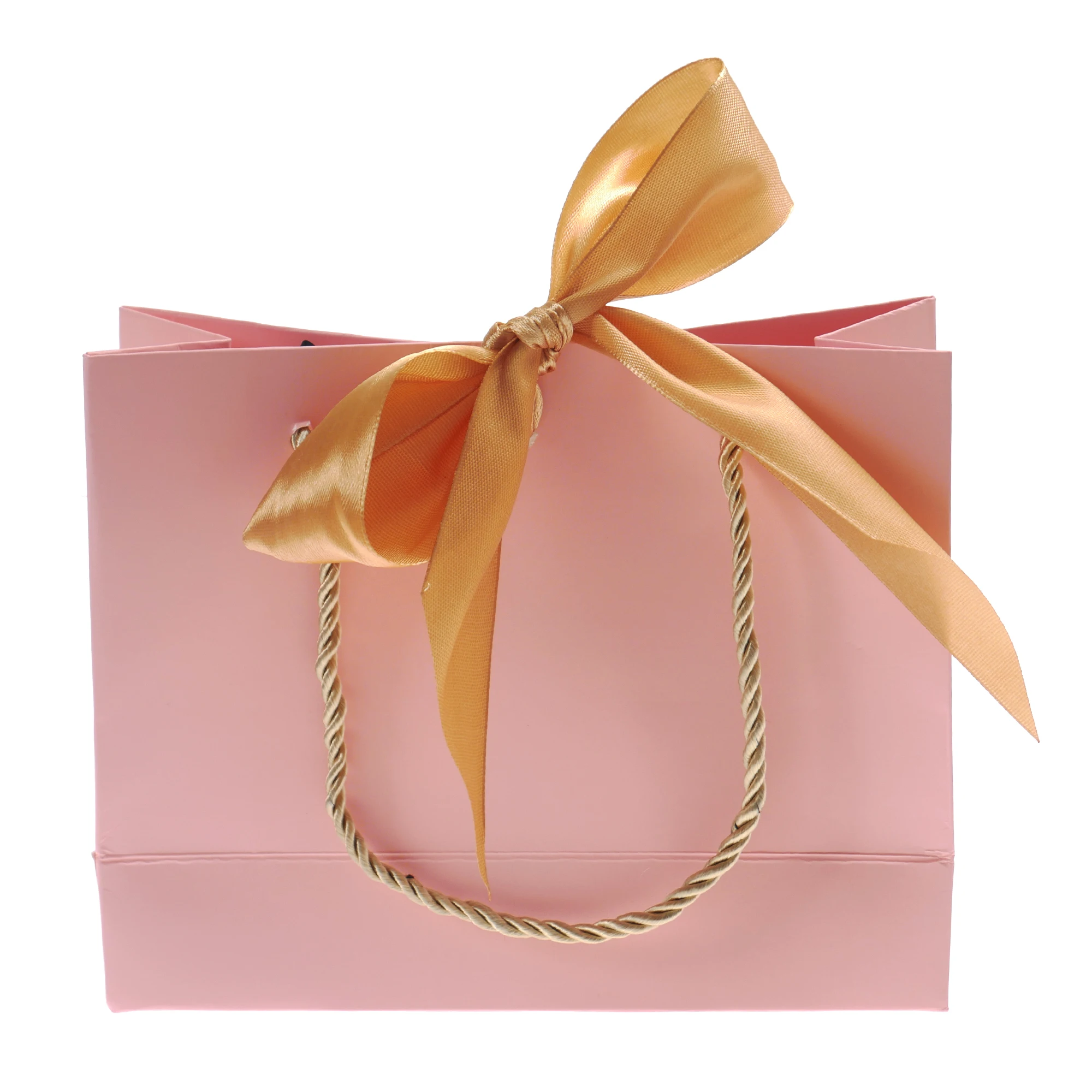 Sacchetti regalo con manici carta bomboniera borsa fiocco nastro gioielli imballaggio compleanno matrimonio laurea celebrazione regalo Wrap