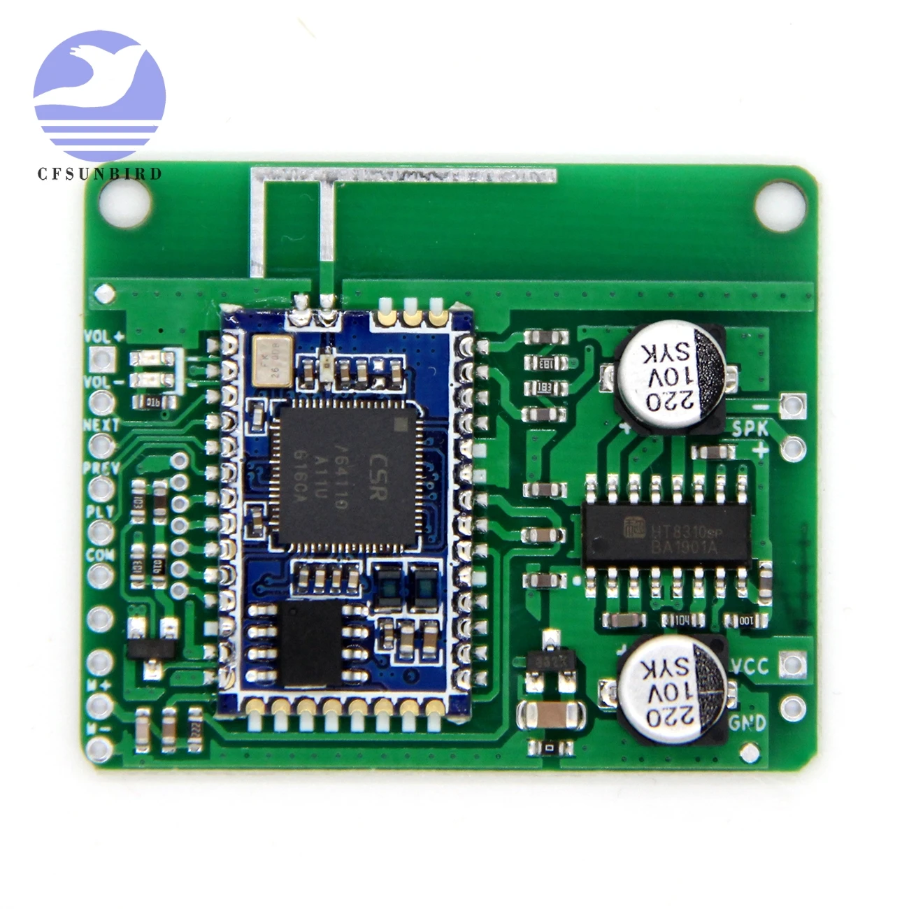 Bluetooth V4.2 CSRA64110 Mono Power Amplifier Board with Bootstrap Boost TWS Box 5W Speaker Audio Amplifier