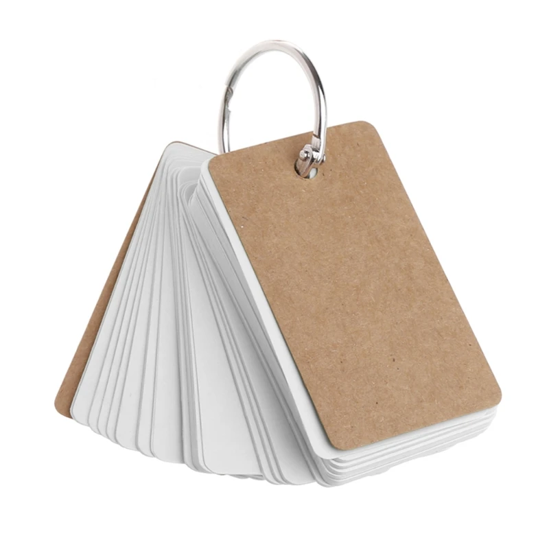 Carpeta notas con hebilla Color tarjetas portátiles, almohadillas para notas, papelería bonita, tarjeta en blanco artesanal, 230 hojas