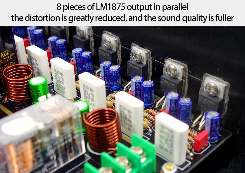 AC12-AC22X2 KYYSLB 45W-60W Amplificador GC wersja klasa A LM1875 4 rdzeniowy zestaw do płyta wzmacniacza równoległego