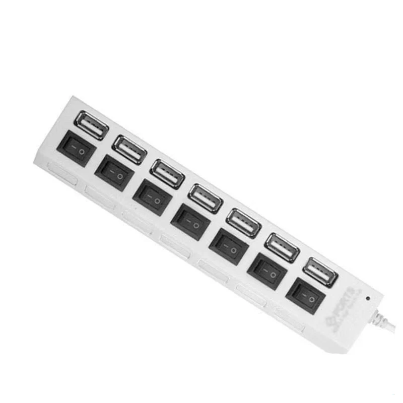 USB Hub Notebook Komputer U Disk Mouse Keyboard Splitter Multi-port Data Switch 50Cm Panjang Garis