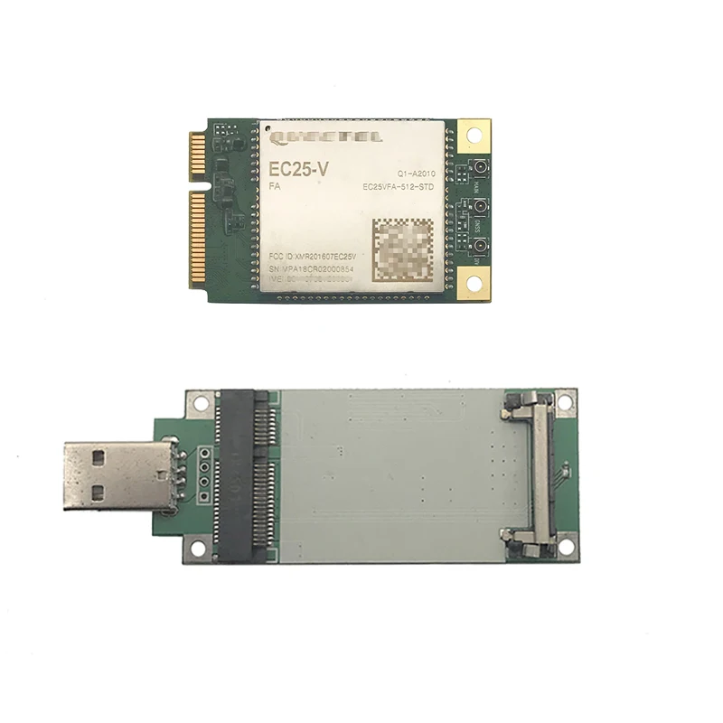 EC25 EC25-V MINI PCIE LTE CAT4 module B4 B13 for America Verizon carrier EV25VFA-512-STD With 4G GPS antenna USB adapter