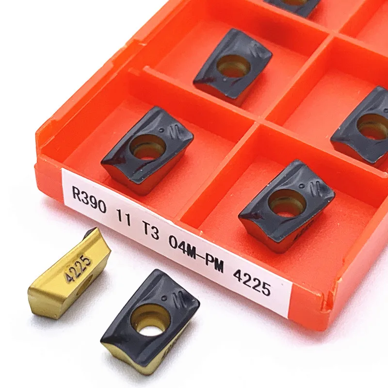 Imagem -02 - Ferramenta de Torneamento Interno para Corte de Metal Inserções Torno Cnc Cermet Grade R390 11t304 Pm4240 11t 304
