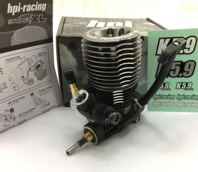 HPI   サベージ  F5.9  エンジン Savage XL 5.9 GTXL-6 - NITRO STAR F5.9 ENGINE & backplate 117259