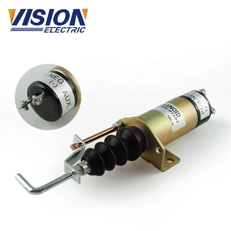 

Fuel Stop Solenoid 36607197 12V shut off Solenoid Valve 366-07198 For Diesel Engine spare Parts