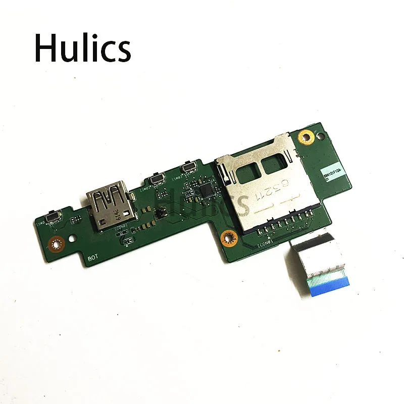 

Hulics Used For Acer R5-571 R5-571T R5-571TG Laptop USB Power Button Card Reader Board With Cable P5HCJ IO BOARD