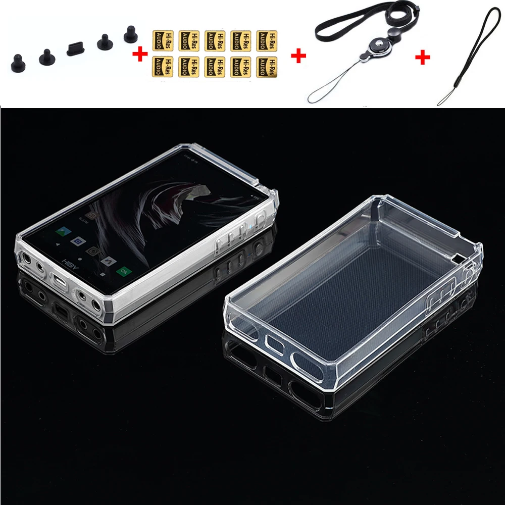 Soft Crystal Clear TPU Protective Skin Case Cover for Hiby New R6 2020 / Hiby RS6 / R6III