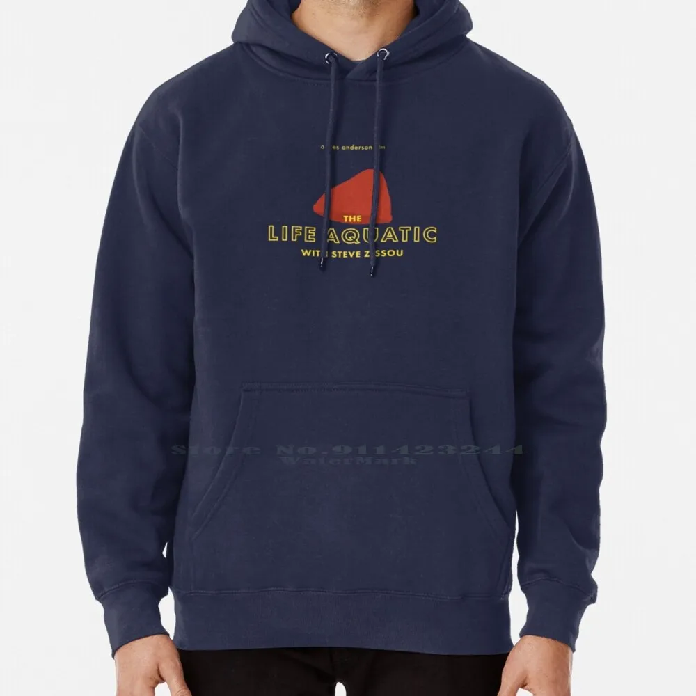 The Life Aquatic With Steve Zissou Beanie Poster Hoodie Sweater 6xl Cotton Minimalist Movie Wes Anderson Film The Life Aquatic