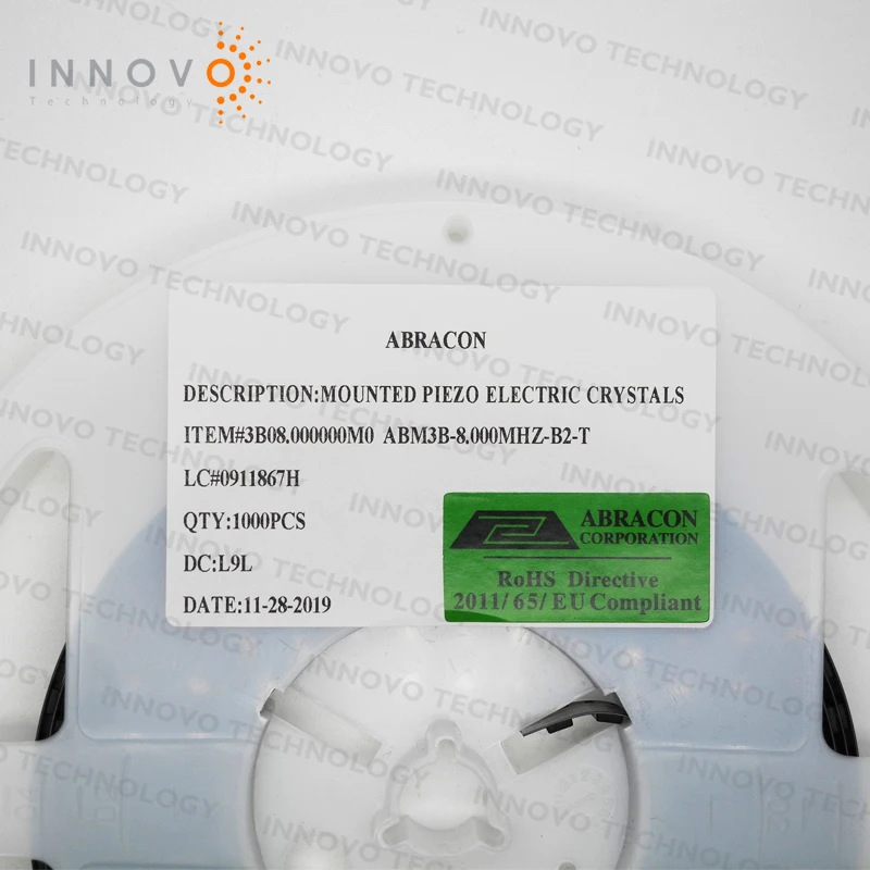 INNOVO10pcs/lot  ABM3B-8.000MHZ-B2-T 8.00 ABM3B 8MHZ 8.000MHZ 20ppm 18pF SMD Free shipping New original