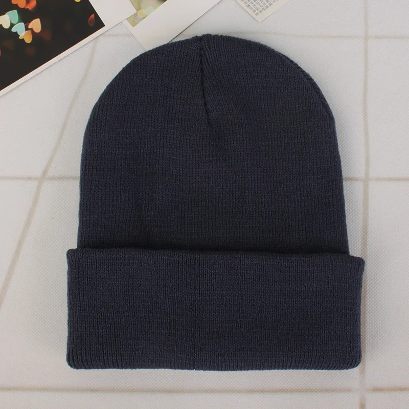 Neue Winter Gestrickte Hut für Jungen Mädchen Frauen Männer Unisex Warme Outdoor Herbst Häkeln Kinder Mützen Einfarbig Baby Mütze – Detail 21