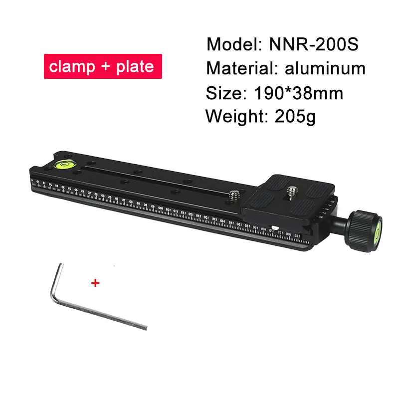 슬라이드 레일 CameraTripod 퀵 릴리스 클램프 마운트 어댑터 Dslr 지원 플레이트 사진 액세서리 Arca Swiss
