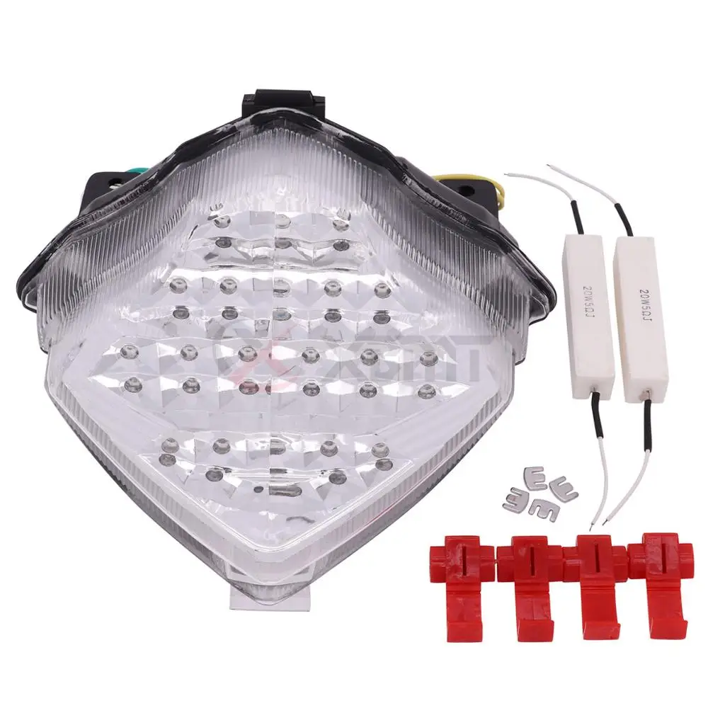 Motorcycle Rear Tail Light Brake Turn Signals Integrated LED Light For Yamaha YZF-R1 YZFR1 YZF R1 2004 2005 2006