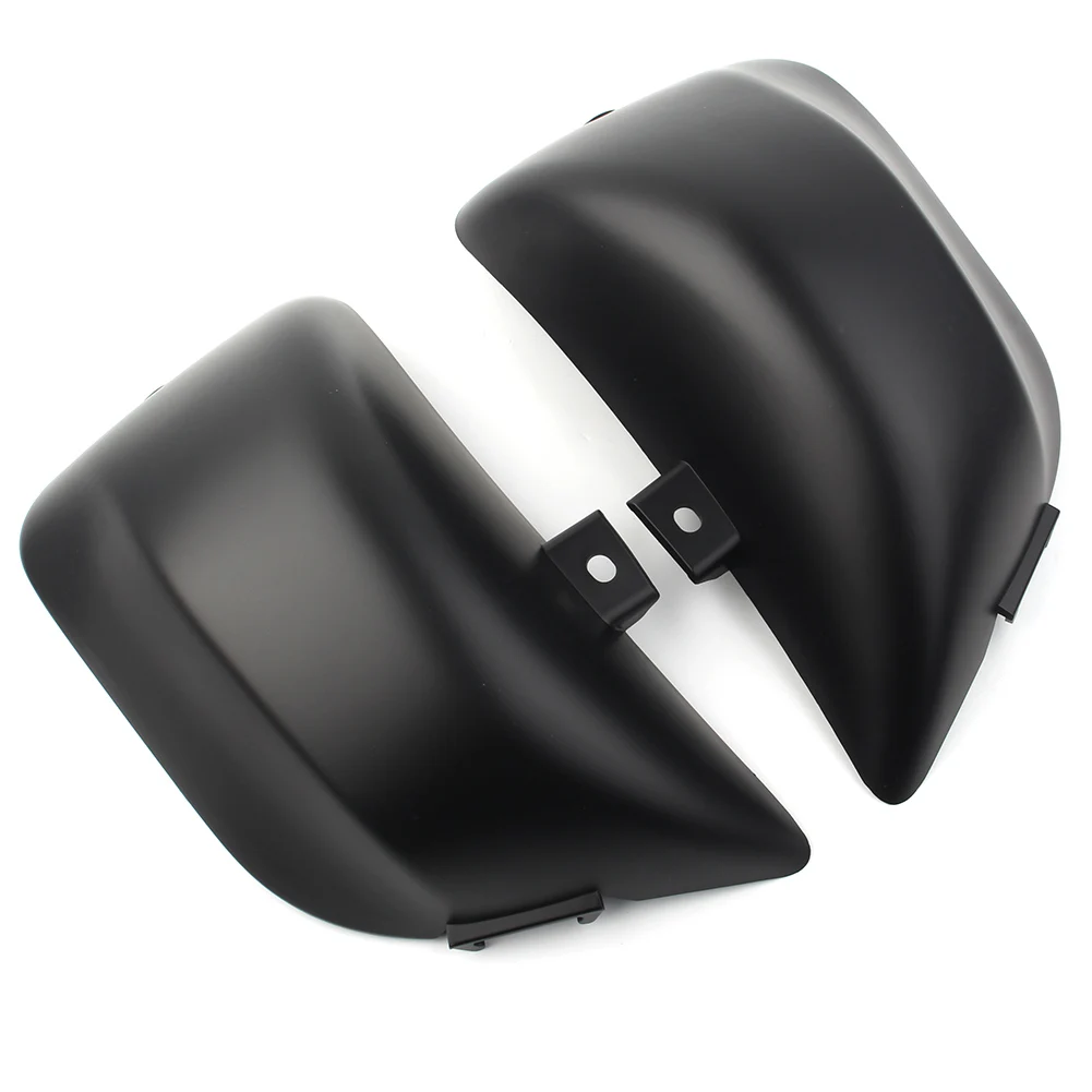 2Pcs Motorcycle ABS Fairing Side Battery Cover Protector for Yamaha Virago 400 500 535 XV400 XV500 XV535 Matte Black