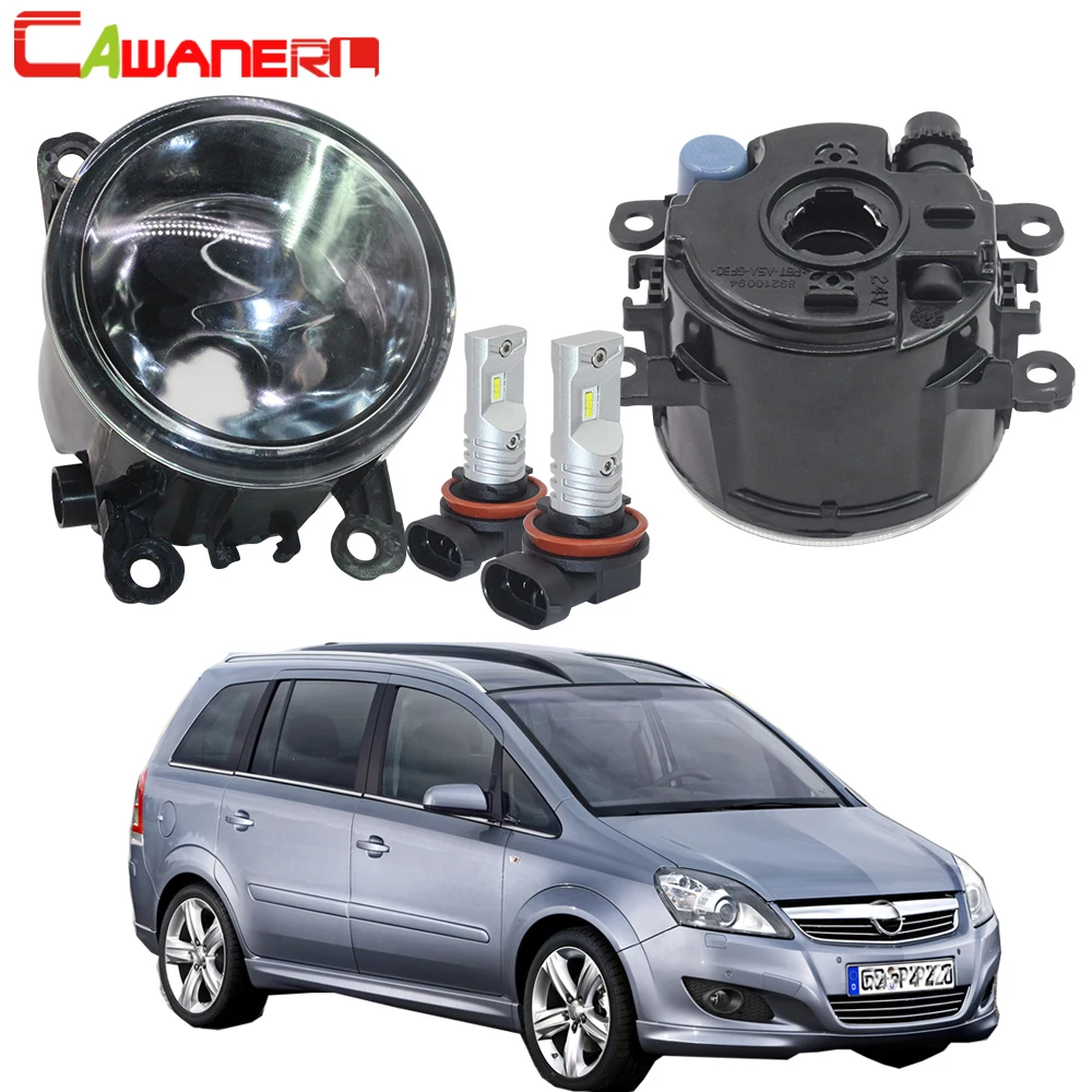 

Cawanerl For Opel Zafira B MPV A05 2005 2006 2007 2008 2009 2010 2011 Car Fog Light Lampshade + H11 LED / Halogen Lamp DRL 12V