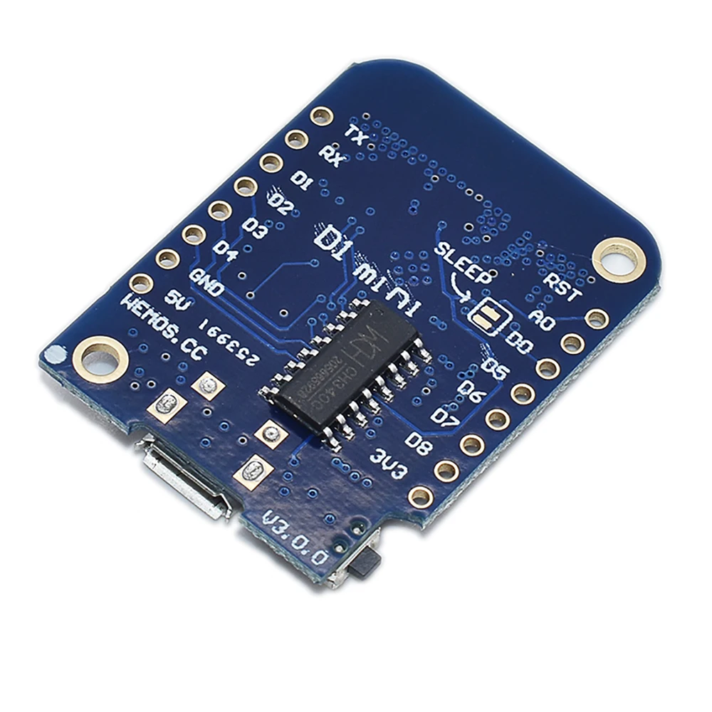 Wemos D1 Mini V3.0.0 WIFI Internet of Things Development Board Based ESP8266 CH340 CH340G 4MB For Arduino Nodemcu V2 MicroPython